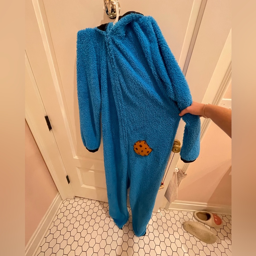 Cookie Monster onesie